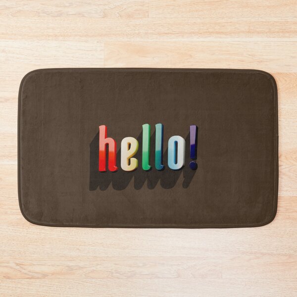 Item preview, 3D typography with a 'hello' shadow designed and sold by trepiu.