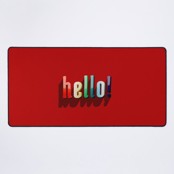 Item preview, 3D typography with a 'hello' shadow designed and sold by trepiu.