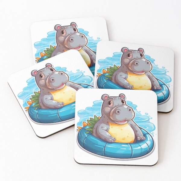 Item preview, Cuddle Up with Cuteness: Our Hippo Merchandise is Simply Huge! designed and sold by digizonebydas.