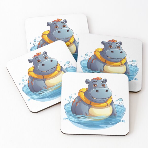 Item preview, Dive into Charm: Explore Our Wondrous World of Hippo Apparel & More! designed and sold by digizonebydas.
