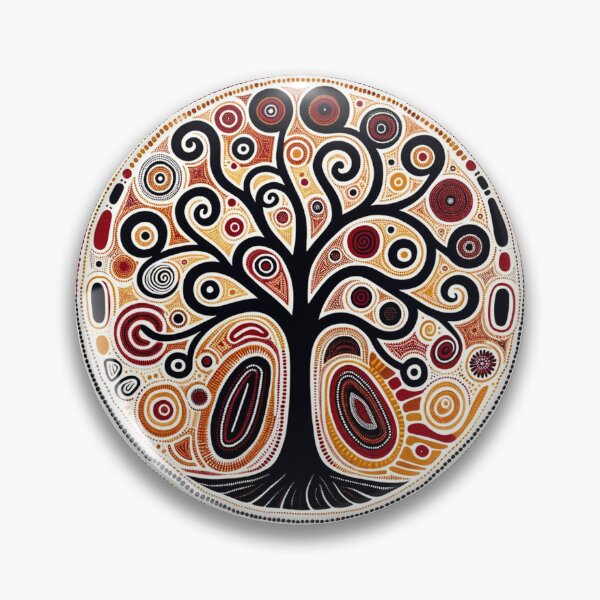 Item preview, Australian Inspired Dot Art (Tree) designed and sold by PinUpPizzazz.