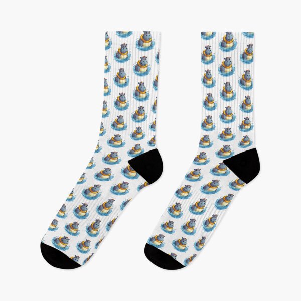 Item preview, Dive into Charm: Explore Our Wondrous World of Hippo Apparel & More! designed and sold by digizonebydas.