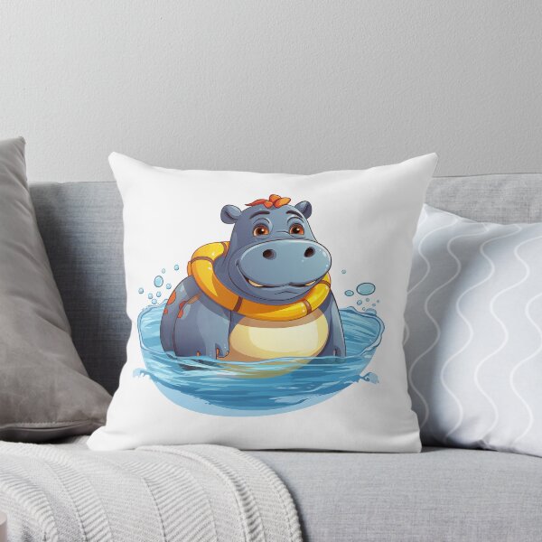 Item preview, Dive into Charm: Explore Our Wondrous World of Hippo Apparel & More! designed and sold by digizonebydas.