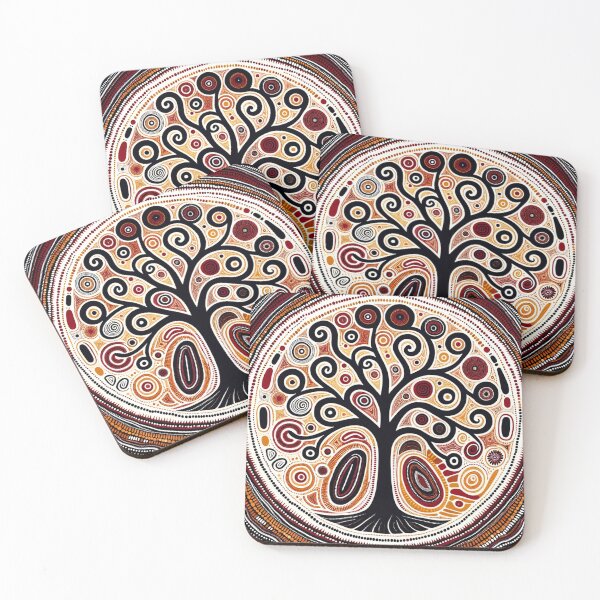 Item preview, Australian Inspired Dot Art (Tree) designed and sold by PinUpPizzazz.