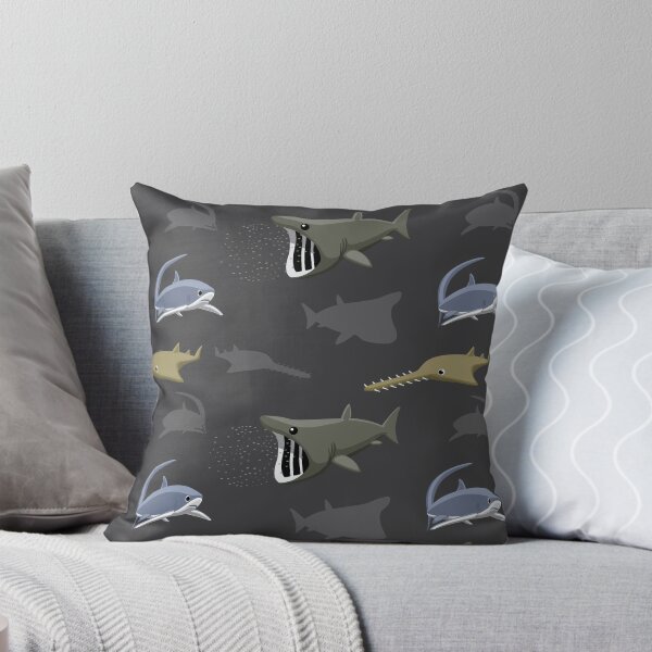 Item preview, Sharks Basking Sawshark Thresher Cartoon Pattern 2 designed and sold by SUPERHERON.