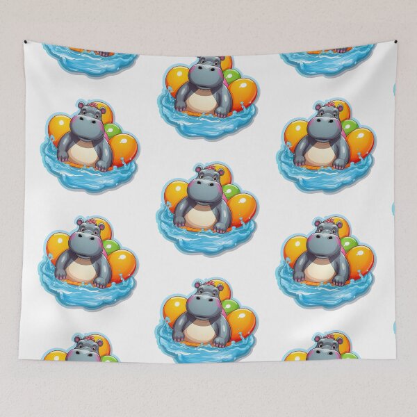 Item preview, Don't Be Hippocritical: Show Your Love with Our Hilarious Hippo Designs! designed and sold by digizonebydas.