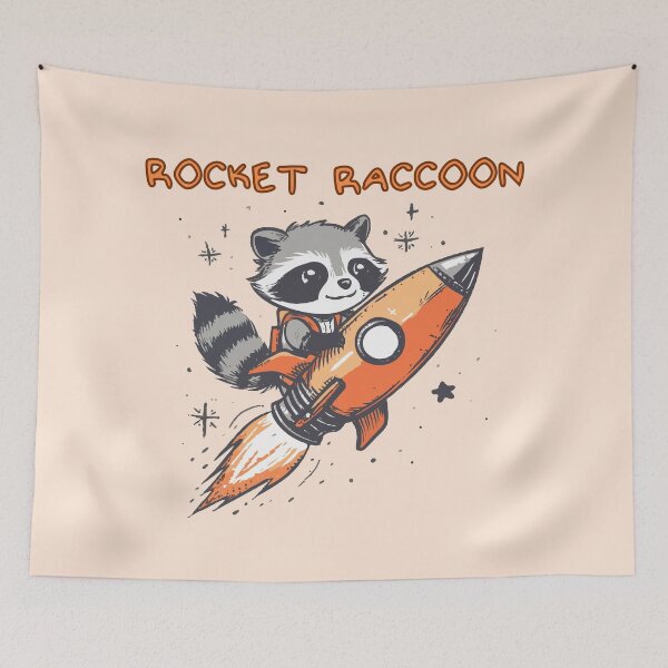 Item preview, Rocket Raccoon designed and sold by LynZorArts.