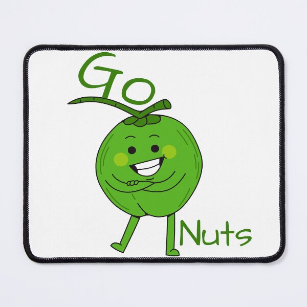 Item preview, Go Nuts - Whimsical Green Nut Character Print designed and sold by Hill Strom.