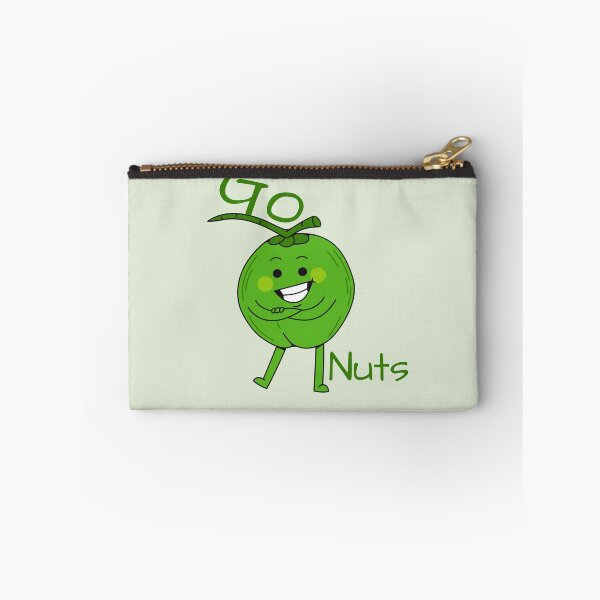 Item preview, Go Nuts - Whimsical Green Nut Character Print designed and sold by Hill Strom.