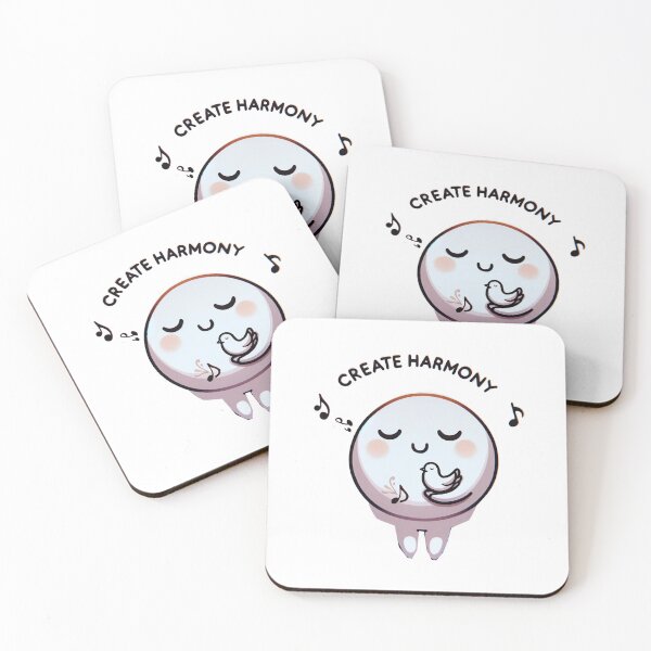 Item preview, Create Harmony Sticker - Cute Artwork for Positivity and Peace designed and sold by Ajay GB.