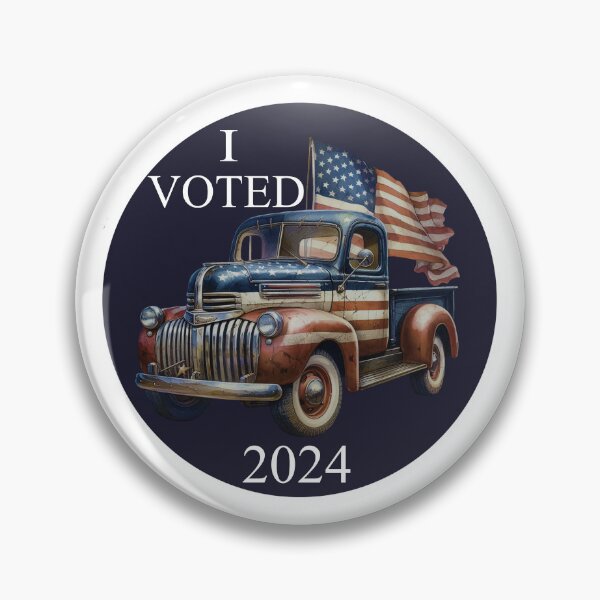 Item preview, I voted (truck) designed and sold by Lisa Weber.