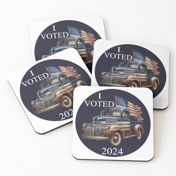 Item preview, I voted (truck) designed and sold by Lisa Weber.