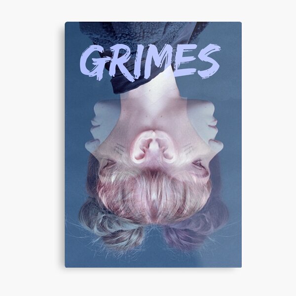 Grimes // Metal Print