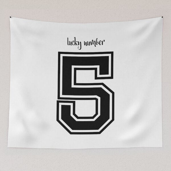Item preview, Lucky Number 5 designed and sold by CoolYule.