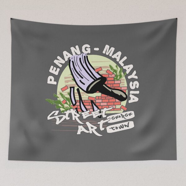 Item preview, Brush Graffiti - Penang - Street Art - Malaysia designed and sold by vibeno1.
