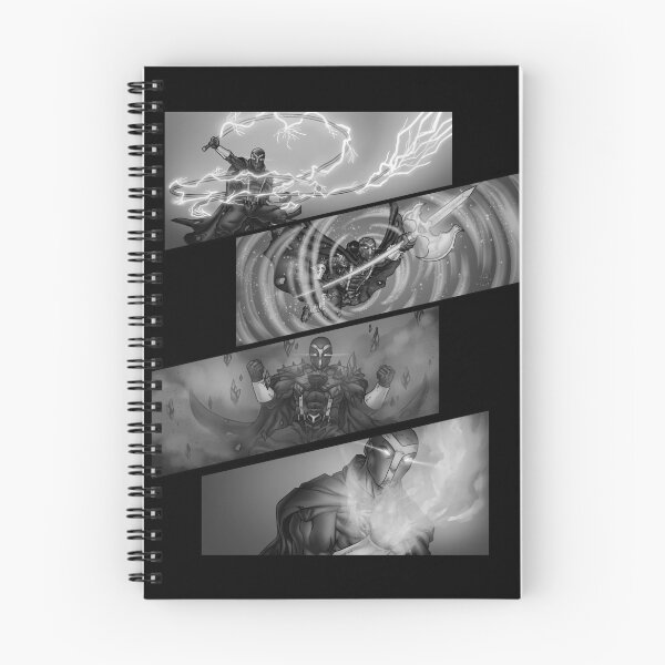 Item preview, Black Mage Action Panels designed and sold by MBMComics.