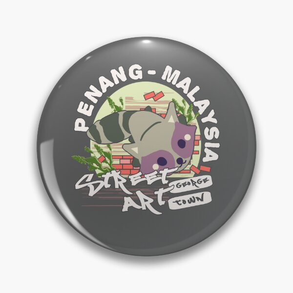 Item preview, Raccoon Graffiti Penang - Street Art - Malaysia designed and sold by vibeno1.
