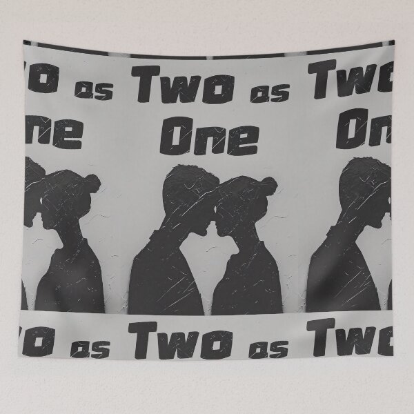 Item preview, Two as One - United Love Silhouette designed and sold by Yogimeister.