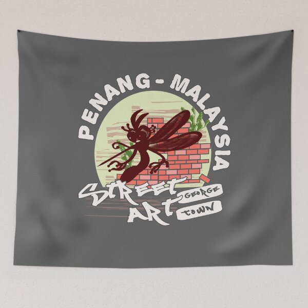 Item preview, Mosquitoes Graffiti Penang - Street Art - Malaysia designed and sold by vibeno1.