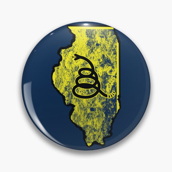 Artikelvorschau, DONT TREAD ON ME – Moderne Gadsden-Schlangenflagge ILLINOIS entworfen und verkauft von pelagio.