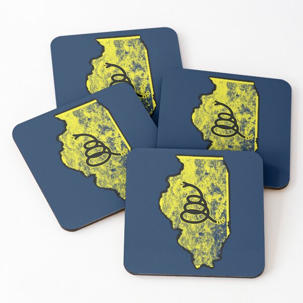 Item preview, DONT TREAD ON ME - Modern Gadsden Snake Flag ILLINOIS designed and sold by pelagio.