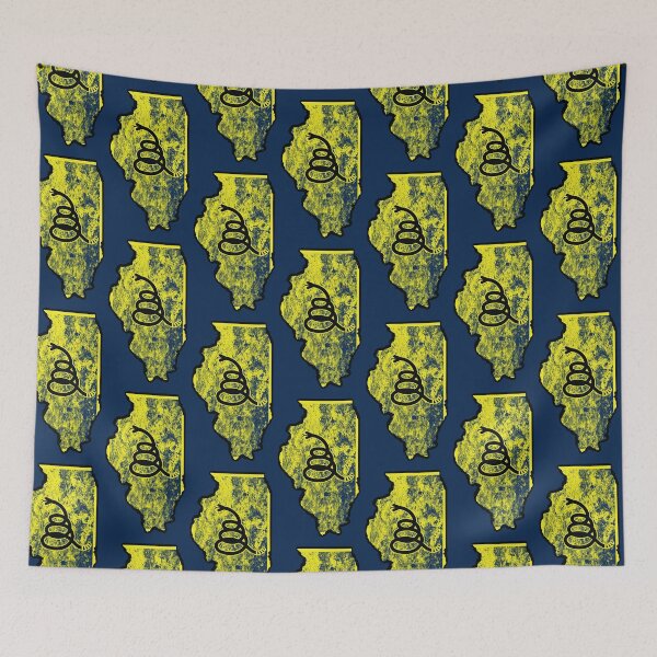Item preview, DONT TREAD ON ME - Modern Gadsden Snake Flag ILLINOIS designed and sold by pelagio.