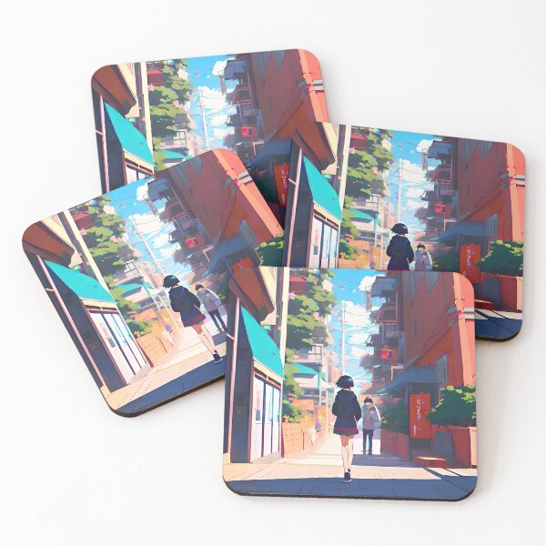 Item preview, Colorful Urban Walkway designed and sold by Artisan-Gallery.
