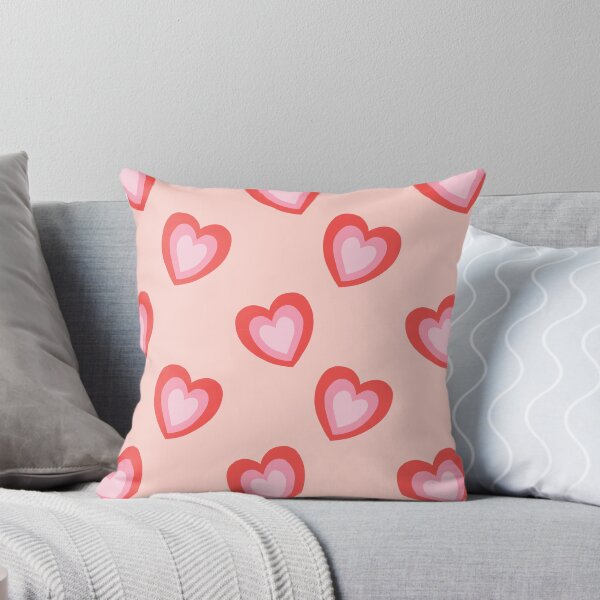 Item preview, Hearts patttern, red pink white hearts background designed and sold by vyascreations.