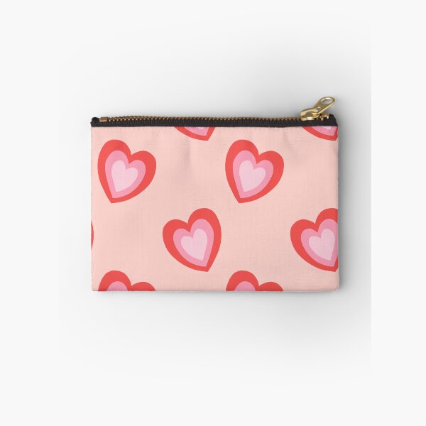 Item preview, Hearts patttern, red pink white hearts background designed and sold by vyascreations.