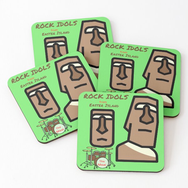 Item preview, Easter Island Rock Idols, The Moai designed and sold by MelloHDesigns.