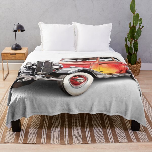 Item preview, “Bursts of Color: An Illustration of a Vintage Car” designed and sold by CHRIST5000.