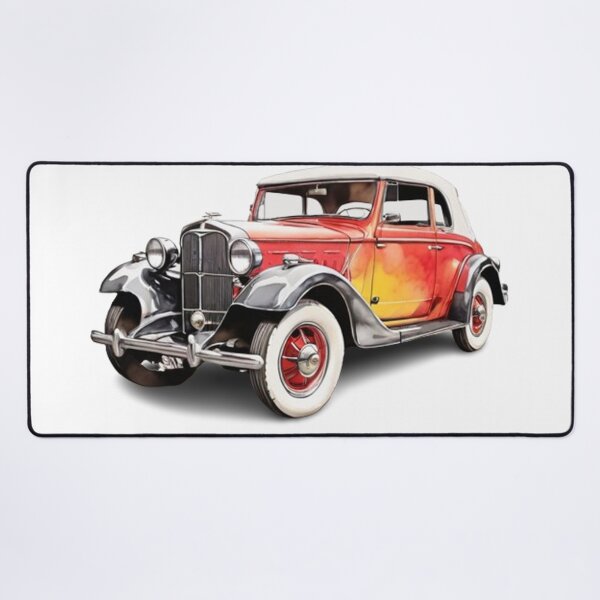 Item preview, “Bursts of Color: An Illustration of a Vintage Car” designed and sold by CHRIST5000.