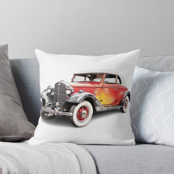 Item preview, “Bursts of Color: An Illustration of a Vintage Car” designed and sold by CHRIST5000.