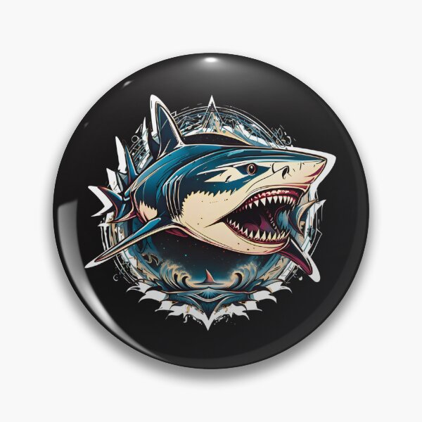 Item preview, Majestic Hunter: Tiger Shark Art Print designed and sold by Wonder Pixel Studio.