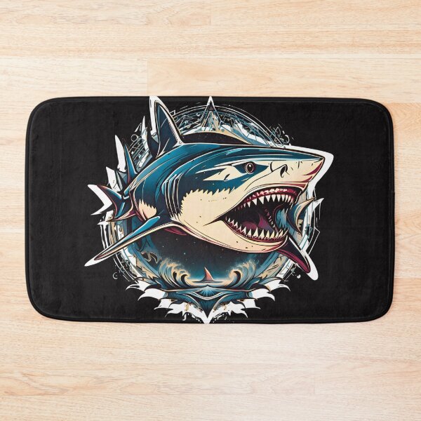 Item preview, Majestic Hunter: Tiger Shark Art Print designed and sold by Wonder Pixel Studio.