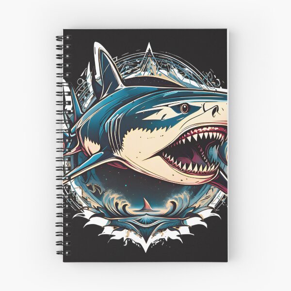 Item preview, Majestic Hunter: Tiger Shark Art Print designed and sold by Wonder Pixel Studio.
