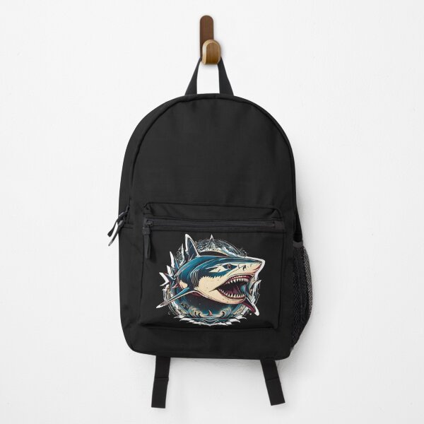 Item preview, Majestic Hunter: Tiger Shark Art Print designed and sold by Wonder Pixel Studio.