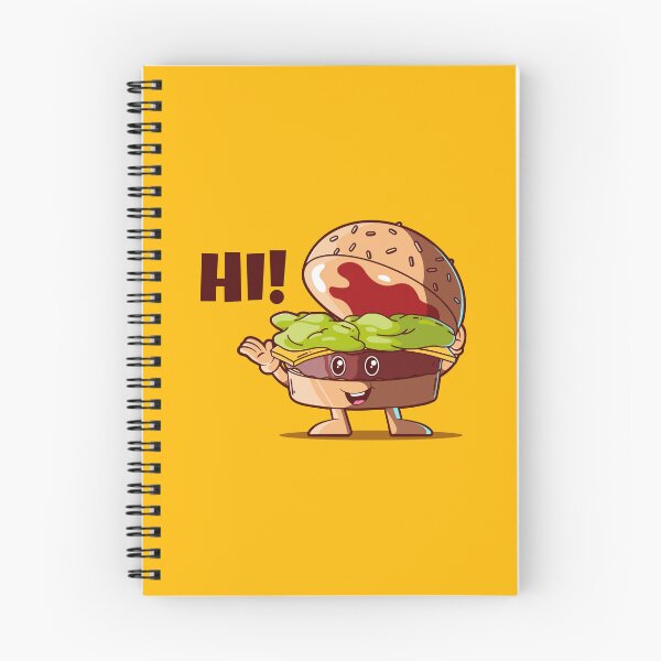 Item preview, Hi! Happy burger (on light colors) designed and sold by messy-nessie.
