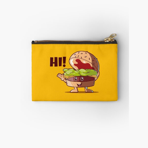 Item preview, Hi! Happy burger (on light colors) designed and sold by messy-nessie.