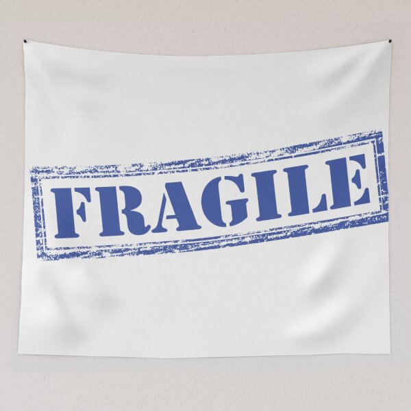 Item preview, Señalización frágil en azul designed and sold by The1StyleShop.