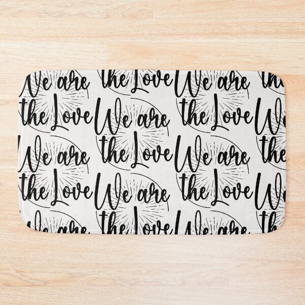 Item preview, We Are the Love: Unity in Black & White designed and sold by SplashTastic.