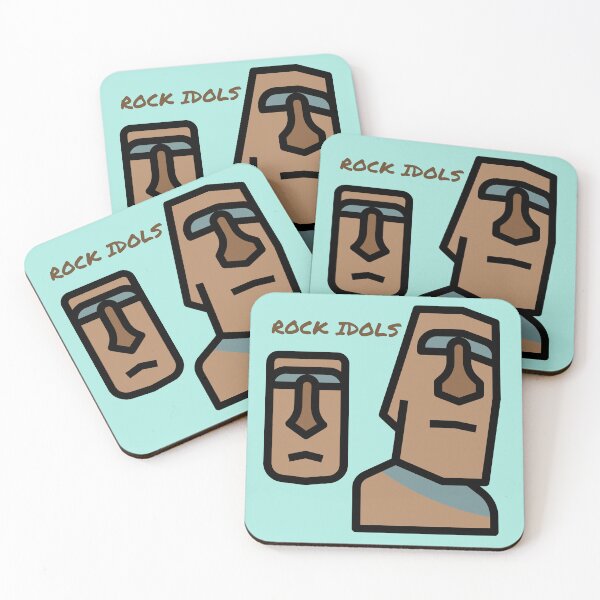 Item preview, Rock Idols from Easter Island designed and sold by MelloHDesigns.