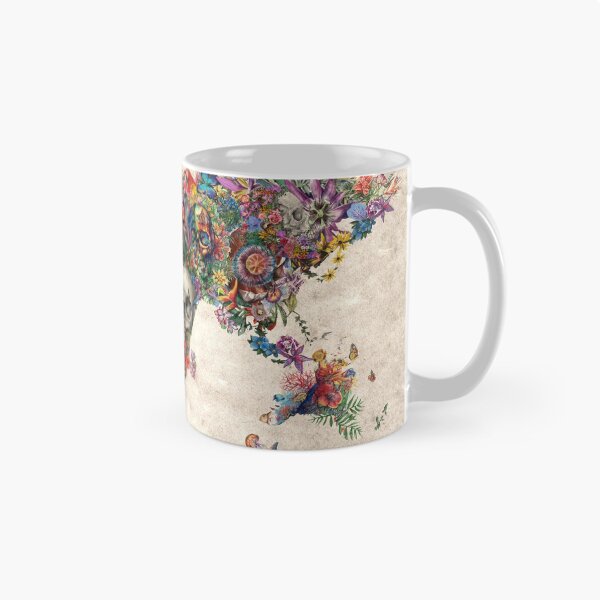 Item preview, tropical leaves world map designed and sold by BekimART.