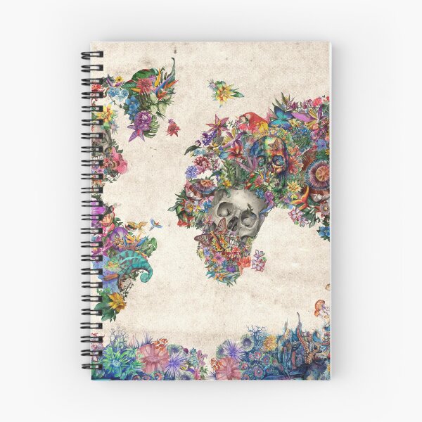 Item preview, tropical leaves world map designed and sold by BekimART.