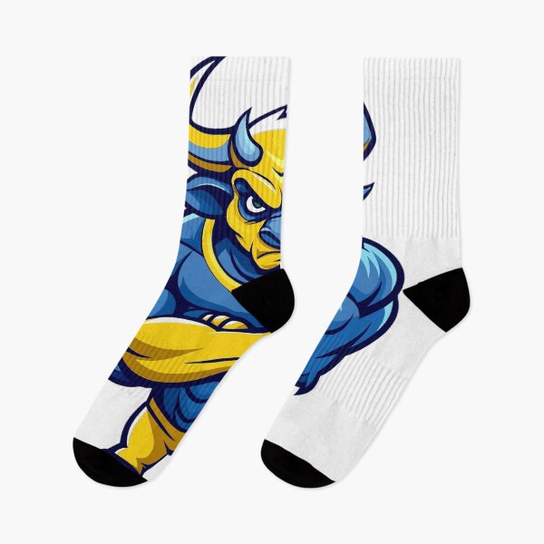 Item preview, angry bull full body yellow and dark blue designed and sold by Arextr.