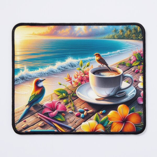 Item preview, Seaside Serenity with a Touch of Nature - Coffee Lovers designed and sold by lukaszk01.