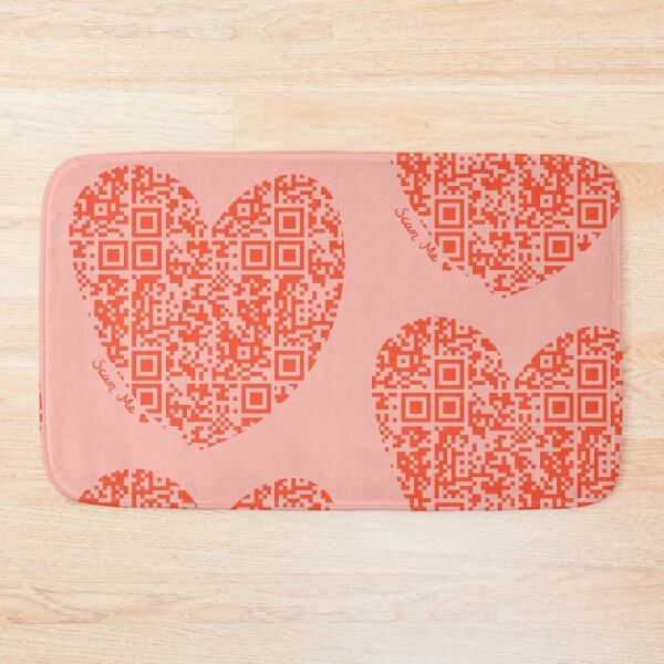 Item preview, Red Rick Astley Rickroll QR Code Heart Art designed and sold by Victoria Lehnard.
