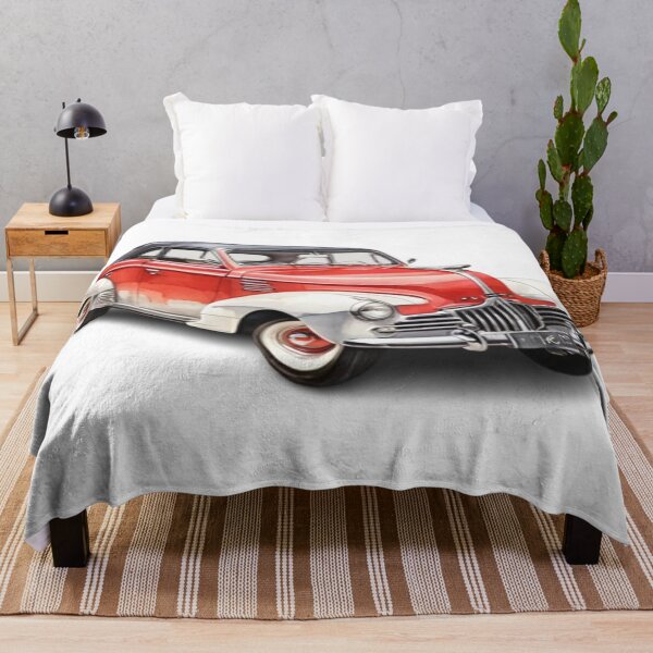 Item preview, “Bursts of Color: An Illustration of a Vintage Car” designed and sold by CHRIST5000.
