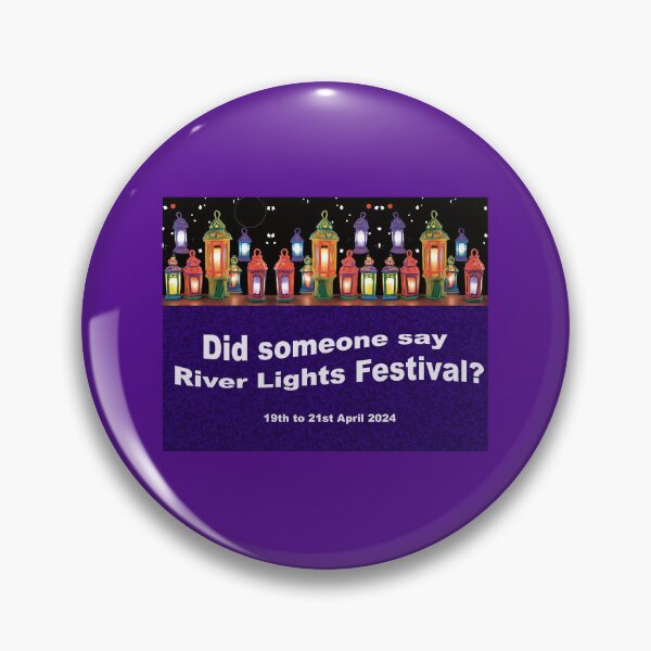 Item preview, Did someone say River Lights Festival? designed and sold by ComicJo.