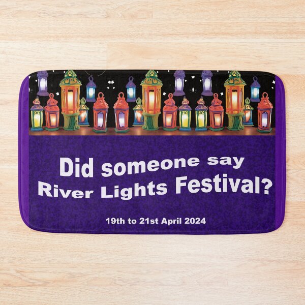 Item preview, Did someone say River Lights Festival? designed and sold by ComicJo.